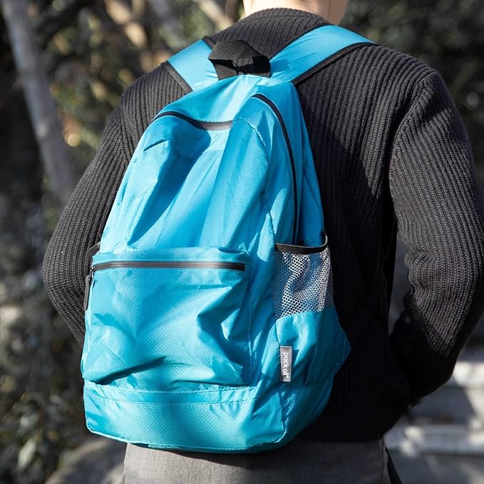pack all 20L Lightweight Packable Backpack, Water Resistant Foldable Backpack - Image 9