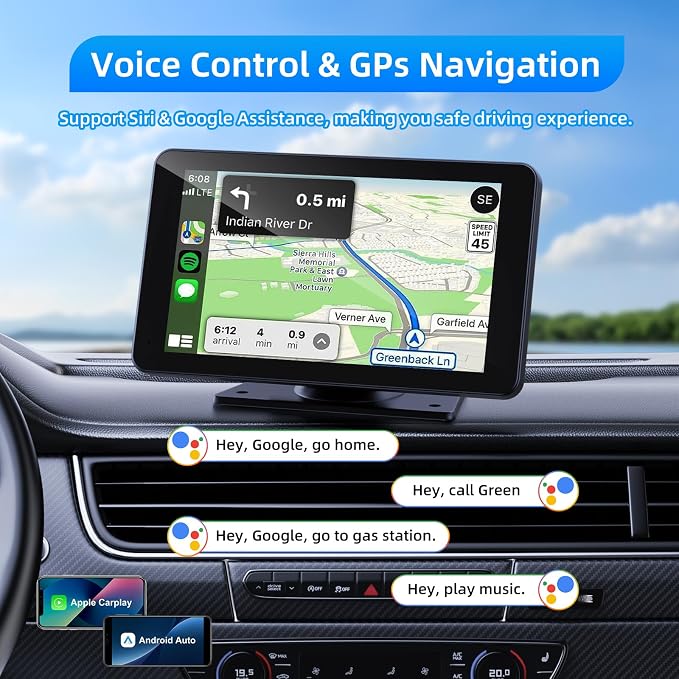 Wireless Apple Carplay and Android Auto Screen - Image 4