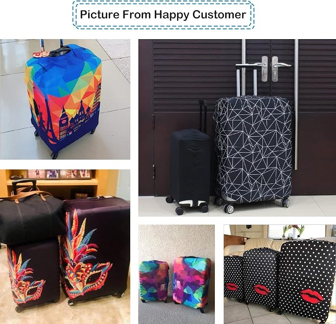 Explore Land Travel Luggage Cover Suitcase Protector Fits 27-30 Inch Case - Image 8
