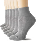 CS CELERSPORT 6 Pairs Women's Running Ankle Socks Athletic Sport Socks Cushioned by CSCELERSPORT