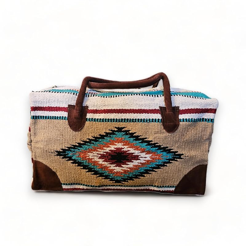 Southwestern Large Weekender Travel Bag Western Duffle Bag Boho Travel Bag - Image 5