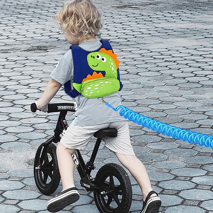 Accmor Toddler Harness Leash, Cute Dinosaur Kids Harness Children Leash - Image 6