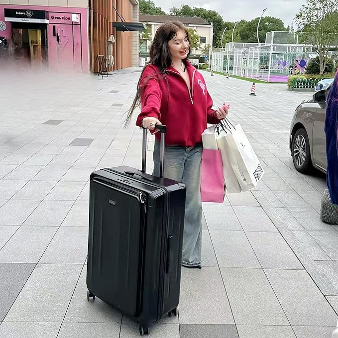 Carry On Luggage, 20 Inch Top Opening Aluminum Frame Lightweight Airline - Image 7