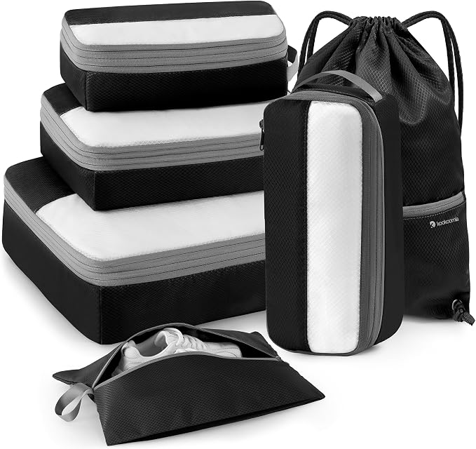 6 Set Compression Packing Cubes by KOOKOOMIA
