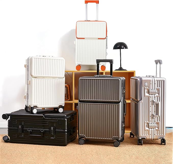 2-Piece Hardshell Zipperless Luggage Set, 20/26" Aluminum Frame Hardshell - Image 9