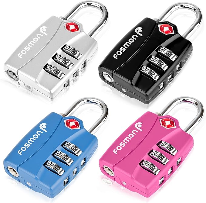 Fosmon TSA Approved Locks for Luggage. Suitcase Locks - Image 2