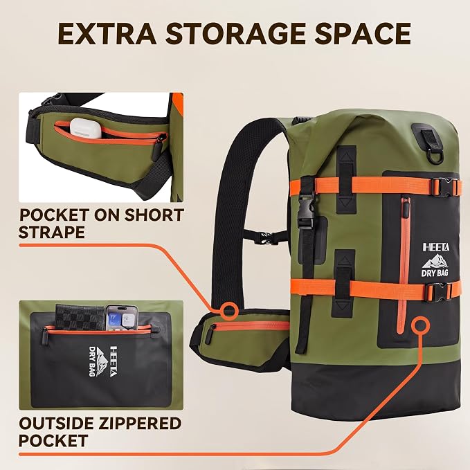 HEETA Dry Bags Waterproof Backpack 40L - Image 5