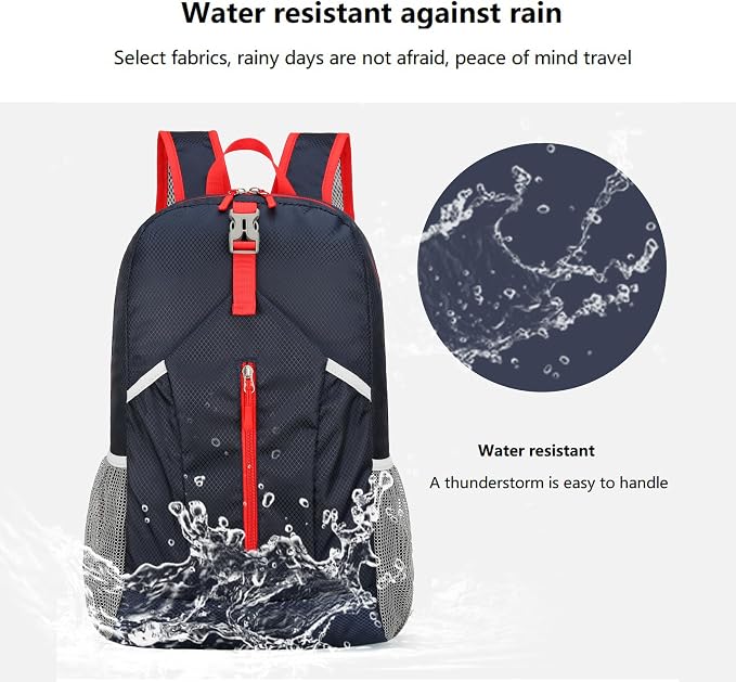 25L Hiking Backpack Foldable Sports Daypack Camping Collapsible Bag Water - Image 4