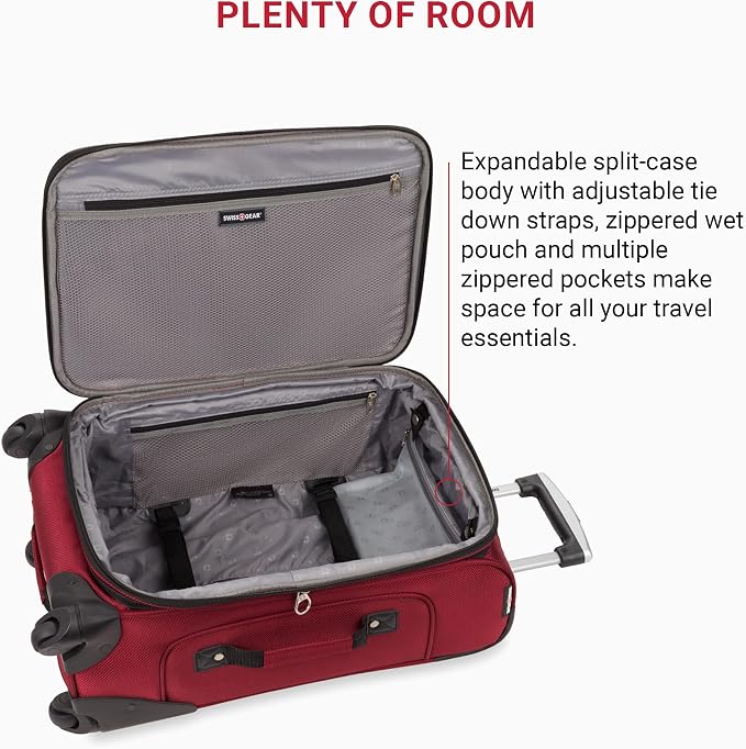 SwissGear Sion Softside Expandable Luggage, Carry-On 21-Inch - Image 5