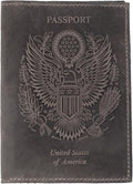 LEATHER VILLAGE Leather Passport Holder Cover – Travel Wallet by LeatherVillage