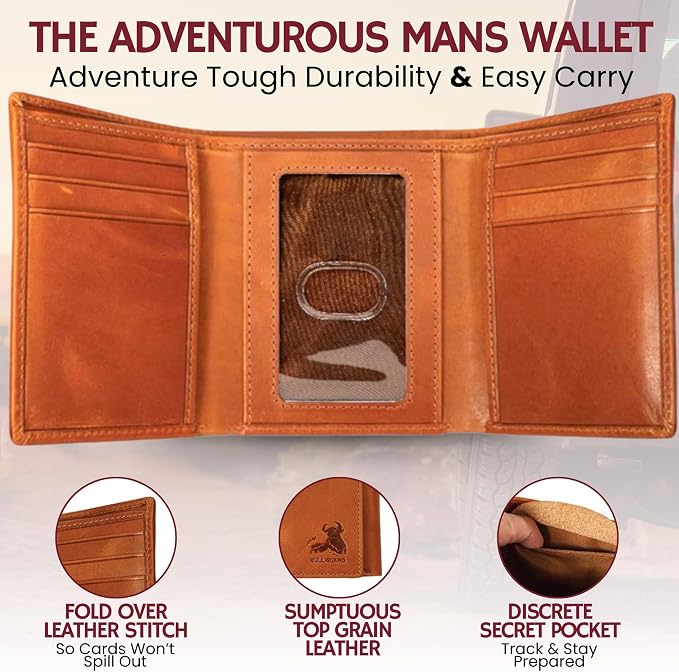 BULL GUARD Trifold Wallet with RFID - Image 4