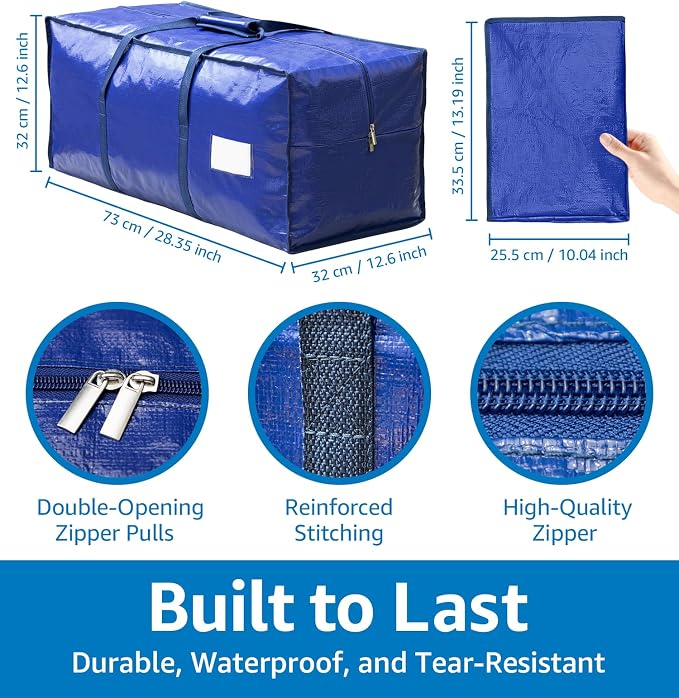 6 Pack Heavy Duty Moving Bags - Image 7