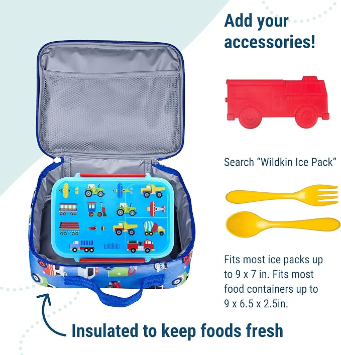 Wildkin Kids Insulated Lunch Box – Durable and Reusable - Image 5