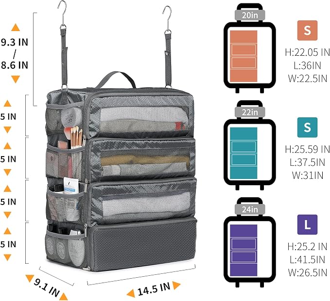 Suitcase Organizer Travel Bags Organizer - Image 2