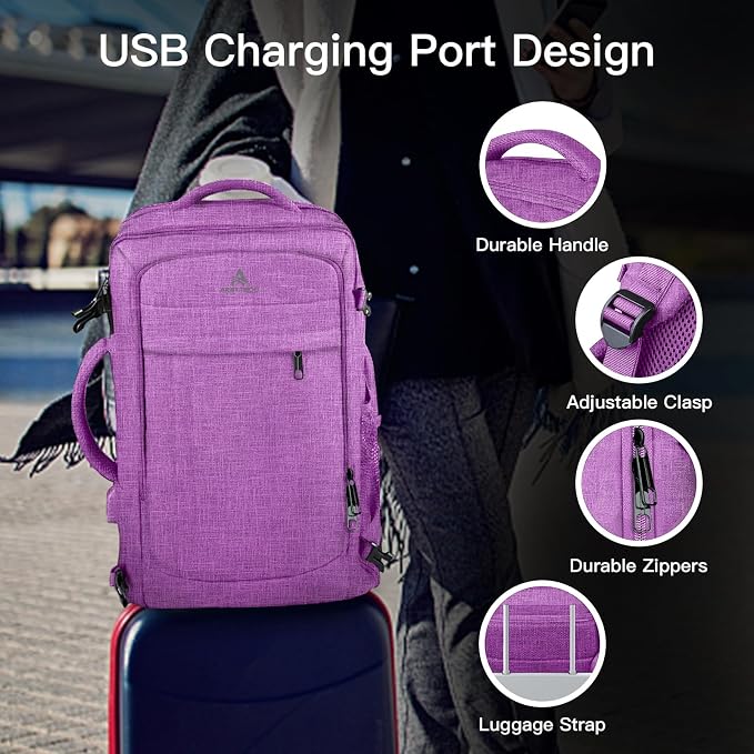 50L Carry On Backpack, Extra Large Laptop Backpack, Travel Backpack - Image 2