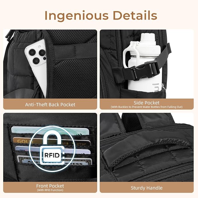 CLUCI Wrinkle-Resistant Laptop Backpack - Image 6