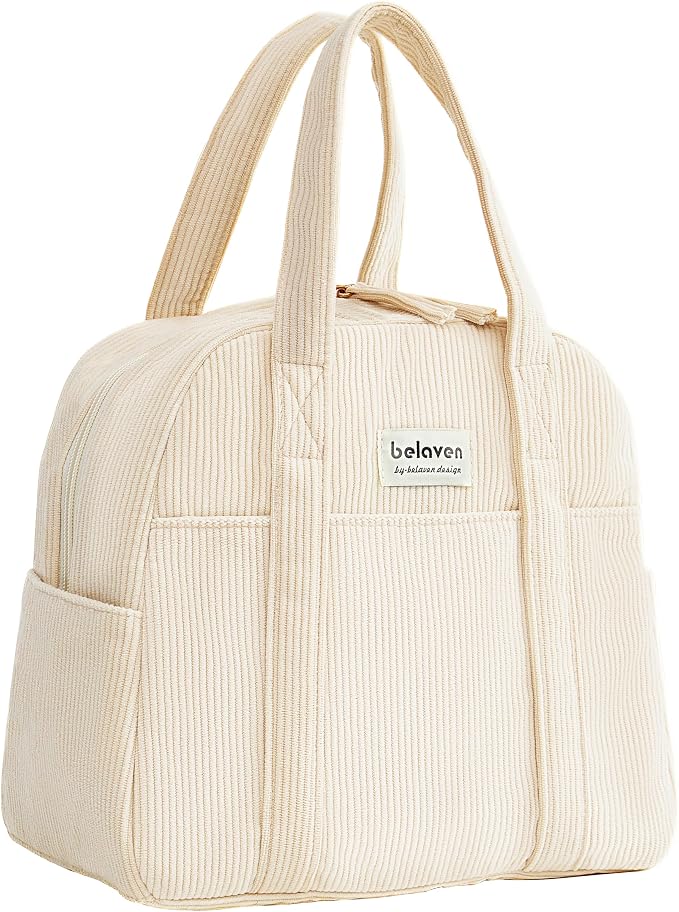 Insulated Lunch Bag for Women, 6-Hour Cold Retention Cooler Tote by belaven