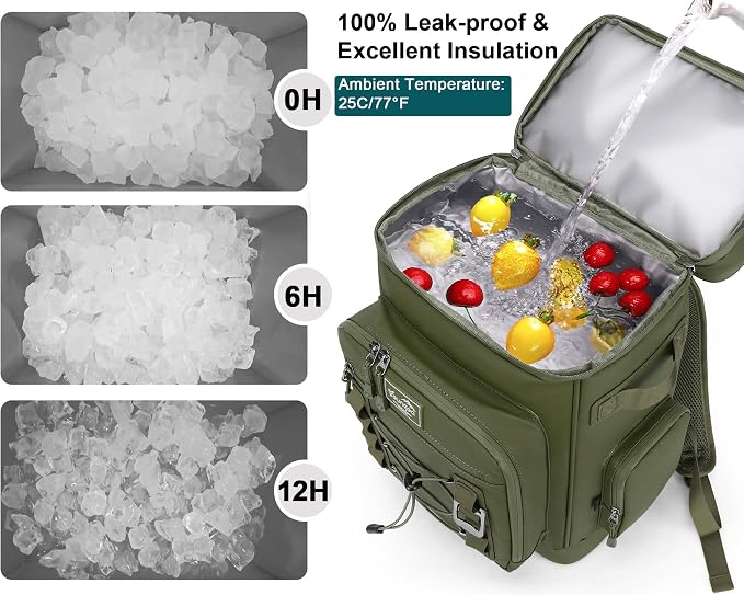 42Cans Cooler Backpack Insulated Leak Proof - Image 3