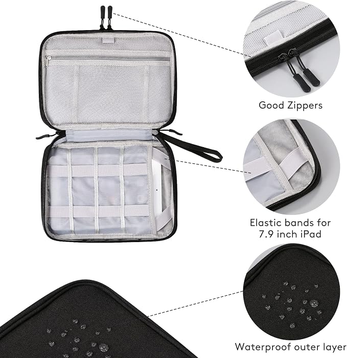 DDgro Travel Electronics Organizer Pouch Bag - Image 6