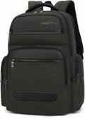 Men's Multilayer Backpack Business Casual Large Capacity Multifunctional Laptop by Unknown