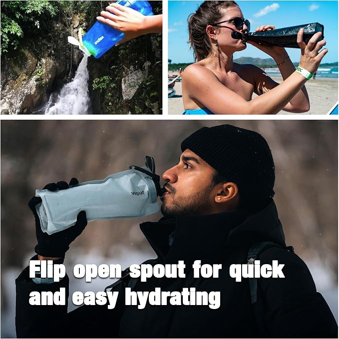 Vapur Flexible, Collapsible Wide Mouth Anti-Bottle - Image 6