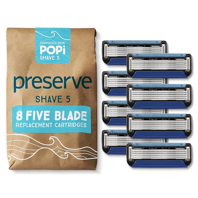 Preserve POPi Shave Razor Blades Refills by Preserve