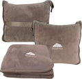 BlueHills Premium Soft Travel Blanket Pillow Airplane Flight Blanket Throw in by BlueHills