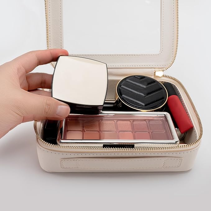 Aveniee Clear Makeup Bag Organizer Set, Portable Travel Toiletry Case - Image 4