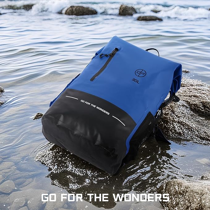 UPWELL 30L Waterproof Dry Bag Boating Backpack - Image 7