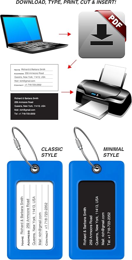 Luggage Tags Business Card Holder by TUFFTAAG - Image 5