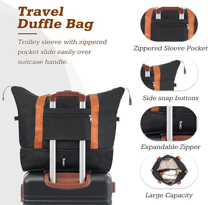 Merax Suitcase Set 28 inches Expandable Luggage - Image 4