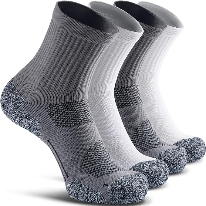CWVLC Cushioned Compression Sport Quarter Socks by CWVLC