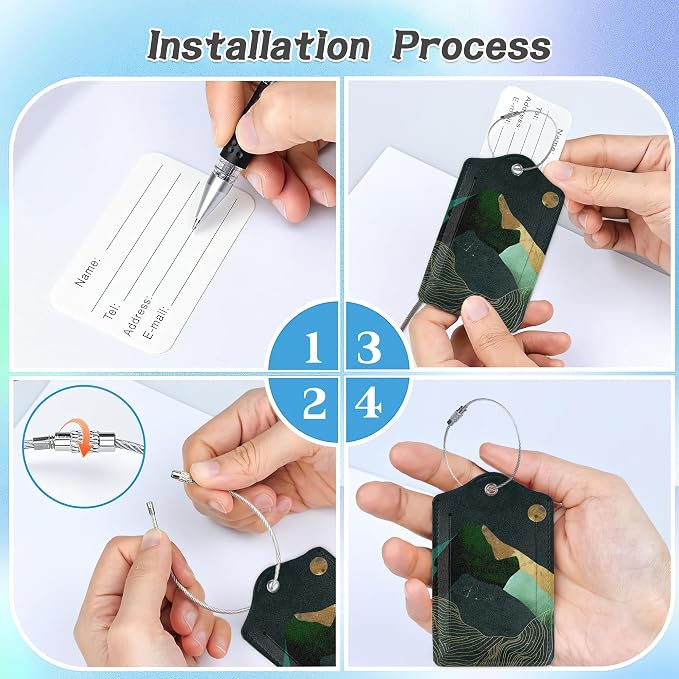 3 Pack Luggage Tag for Suitcase - Image 4