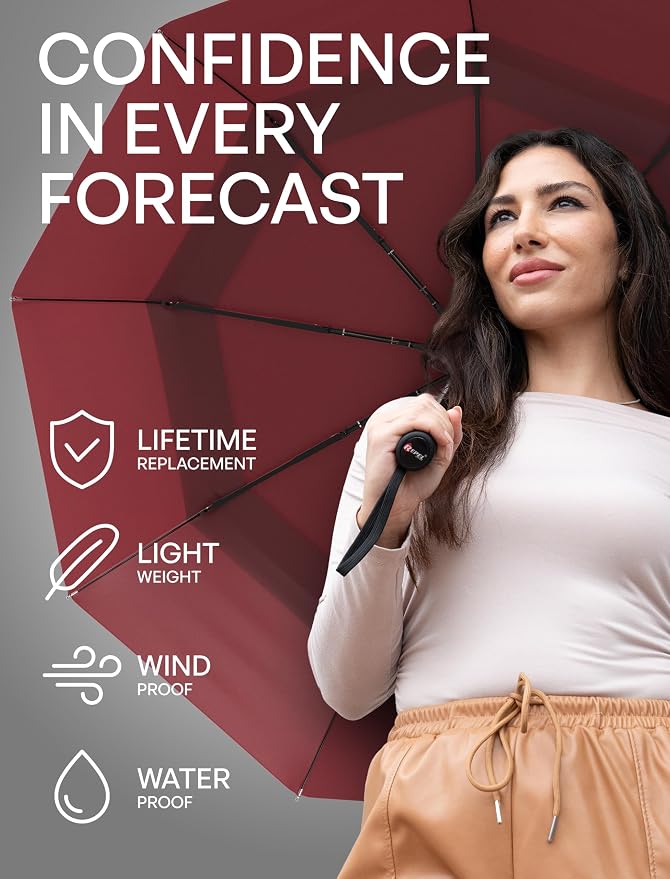 REPEL Windproof Travel Umbrella - Image 3