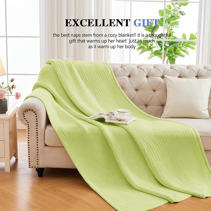L'AGRATY Knitted Weighted Blanket - Image 4