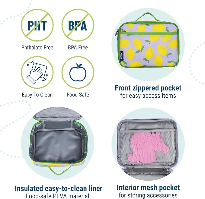 Wildkin Kids Insulated Lunch Box – Durable and Reusable - Image 4