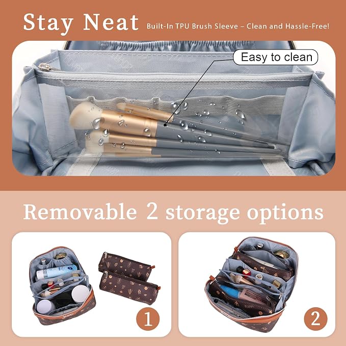 BOYATU Travel Makeup Bag Cosmetic Bags - Image 5