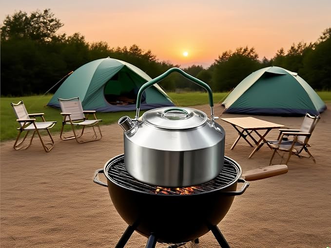 Stainless Steel Camping Cookware, and quick to heat up. Compact camping - Image 8