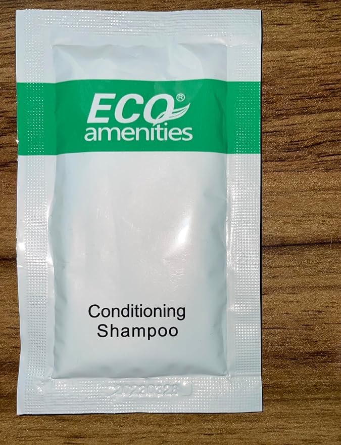 ECO Sachet Individually Wrapped Toiletries, Travel Size Bulk Shampoo and - Image 6