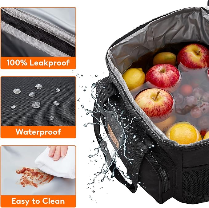 Lifewit Large Lunch Bag Insulated Lunch Box Soft Cooler Cooling Tote - Image 4