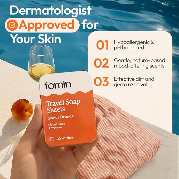 FOMIN - Antibacterial Paper Soap Sheets Tin - Image 6