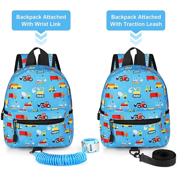 Accmor Toddler Backpack with Leash, Baby Backpacks with Anti Lost Wrist Link - Image 4