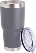 NORDAY | Tumbler with Lid - 30oz - Grey Insulated Tumbler - Stainless Steel by Norday