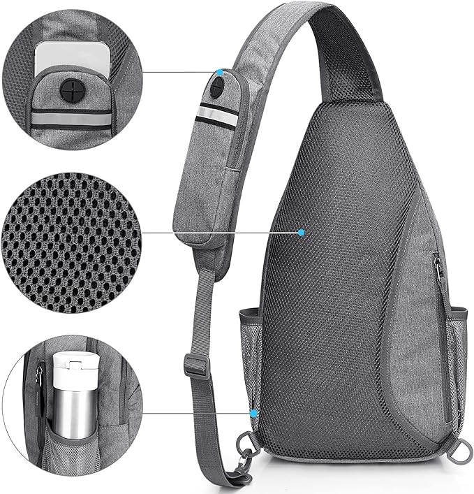 G4Free Sling Bag RFID Blocking Sling Backpack Crossbody Chest Bag Daypack - Image 6