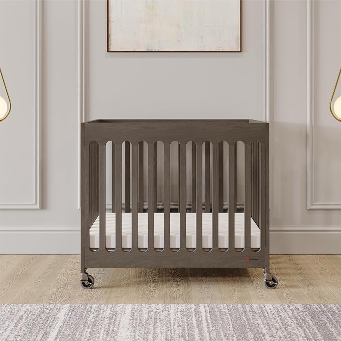 Foundations Boutique Folding Mini Baby Crib - Image 7