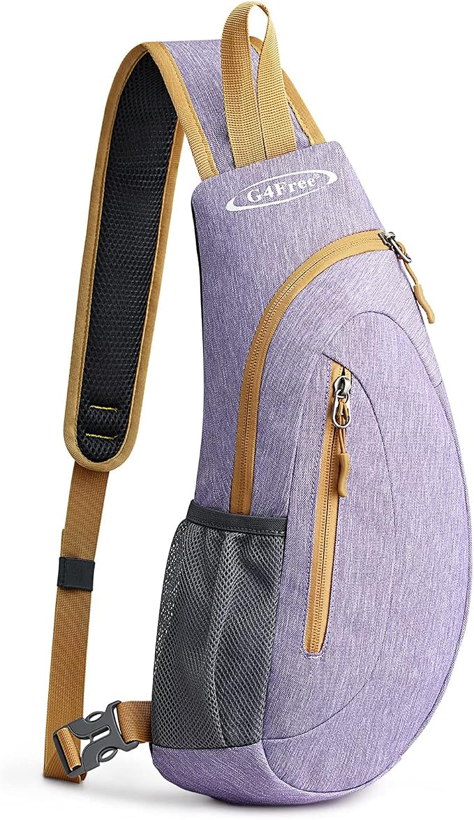 G4Free Sling Bag for Men Women, Small Crossbody Backpack Lightweight Chest by G4Free