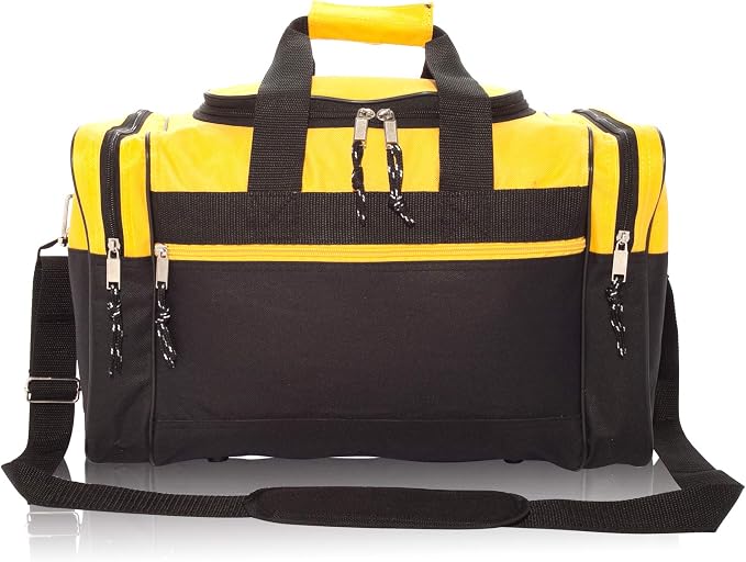 DALIX 17" Blank Duffle Bag Duffel Bag Travel Size Sports Durable Gym Bag - Image 2