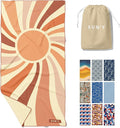 SUN'Y Waffle Microfiber Beach Towel – Sand Free, Quick Dry, Ultra Absorbent by SUNY