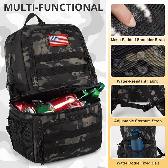 Tactical Double Deck Cooler Backpack - Image 5