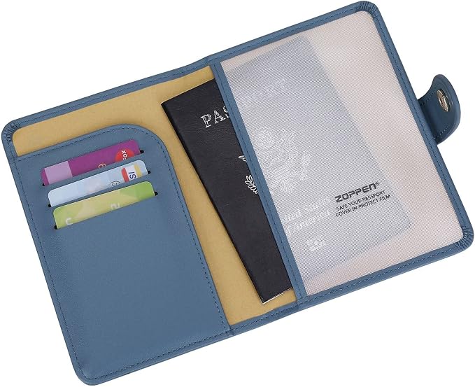 ZOPPEN Passport Holder Women, Passport Cover Travel Wallet Rfid Blocking - Image 3